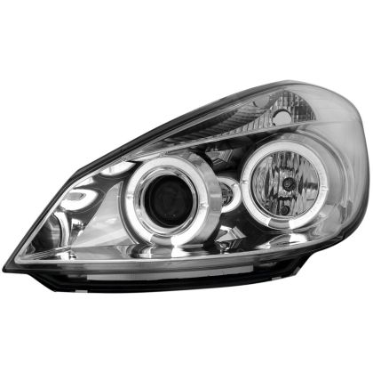 Φανάρια εμπρός angel eyes για Renault Clio ΙΙΙ (2005+) -chrome , με λάμπες (Η1) - σετ 2τμχ. - € 376,9 Φανάρια εμπρός angel eyes για Renault Clio ΙΙΙ (2005+) -chrome , με λάμπες (Η1) - σετ 2τμχ.