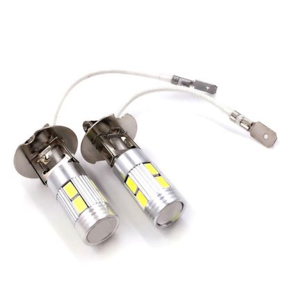 Led λάμπα H3 με 8 led και ένα 3 W μπροστά με προτζέκτορα - 1τμχ. - € 6,9 Led λάμπα H3 με 8 led και ένα 3 W μπροστά με προτζέκτορα - 1τμχ.