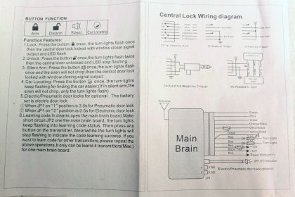 Συσκευή για κεντρικό κλείδωμα - με ανύψωση παραθύρων - € 24,9 Συσκευή για κεντρικό κλείδωμα - με ανύψωση παραθύρων
