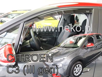 Ανεμοθραύστες Citroen C3 III (2016-2024) 5 πορτο - 2 τμχ. εμπρός, Heko - € 68,9 Ανεμοθραύστες Citroen C3 III (2016-2024) 5 πορτο - 2 τμχ. εμπρός, Heko