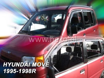 Ανεμοθραύστες Daihatsu Move (1995-1998) 5 πορτο - 4 τμχ. εμπρός και πίσω, Heko - € 79,9 Ανεμοθραύστες Daihatsu Move (1995-1998) 5 πορτο - 4 τμχ. εμπρός και πίσω, Heko