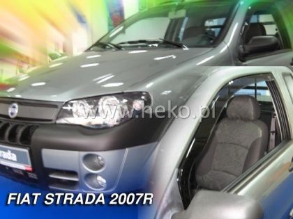 Ανεμοθραύστες Fiat Strada (2007+) 3 πορτο, Heko - € 75,9 Ανεμοθραύστες Fiat Strada (2007+) 3 πορτο, Heko