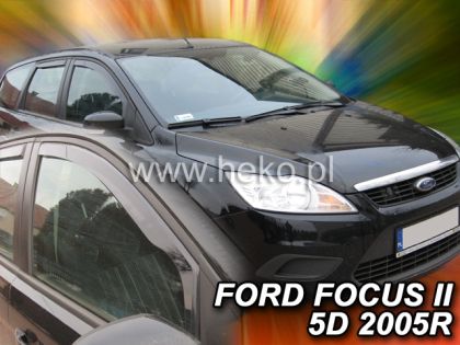 Ανεμοθραύστες Ford Focus II (2004-2011) sedan , 5 πορτο - 4 τμχ. εμπρός και πίσω, Heko - € 95,9 Ανεμοθραύστες Ford Focus II (2004-2011) sedan , 5 πορτο - 4 τμχ. εμπρός και πίσω, Heko