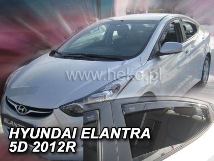 Ανεμοθραύστες Hyundai Elantra (2010-2015) sedan - 4 τμχ. εμπρός και πίσω, Heko - € 95,9 Ανεμοθραύστες Hyundai Elantra (2010-2015) sedan - 4 τμχ. εμπρός και πίσω, Heko