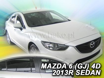 Ανεμοθραύστες Mazda 6 (2012-2024) sedan - 4 τμχ. εμπρός και πίσω, Heko - € 95,9 Ανεμοθραύστες Mazda 6 (2012-2024) sedan - 4 τμχ. εμπρός και πίσω, Heko