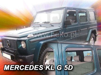 Ανεμοθραύστες Mercedes G-Class W463 (1990-2018) 5 πορτο - 4 τμχ. εμπρός και πίσω, Heko - € 95,9 Ανεμοθραύστες Mercedes G-Class W463 (1990-2018) 5 πορτο - 4 τμχ. εμπρός και πίσω, Heko
