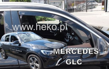 Ανεμοθραύστες Mercedes GLC X253 (2016-2022) 5 πορτο - 2 τμχ. εμπρός, Heko - € 68,9 Ανεμοθραύστες Mercedes GLC X253 (2016-2022) 5 πορτο - 2 τμχ. εμπρός, Heko