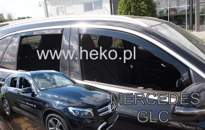Ανεμοθραύστες Mercedes GLC X253 (2016-2022) 5 πορτο - 4 τμχ. εμπρός και πίσω, Heko - € 95,9 Ανεμοθραύστες Mercedes GLC X253 (2016-2022) 5 πορτο - 4 τμχ. εμπρός και πίσω, Heko