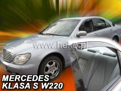 Ανεμοθραύστες Mercedes S-Class W220 (1999-2005) sedan - 4 τμχ. εμπρός και πίσω, Heko - € 95,9 Ανεμοθραύστες Mercedes S-Class W220 (1999-2005) sedan - 4 τμχ. εμπρός και πίσω, Heko