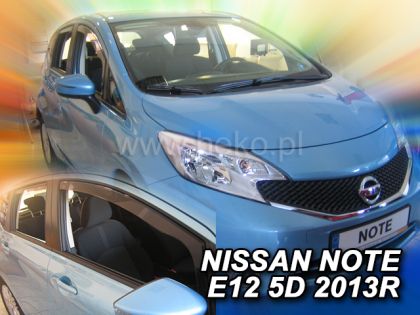 Ανεμοθραύστες Nissan Note (2006-2012) 5 πορτο - 4 τμχ. εμπρός και πίσω, Heko - € 95,9 Ανεμοθραύστες Nissan Note (2006-2012) 5 πορτο - 4 τμχ. εμπρός και πίσω, Heko