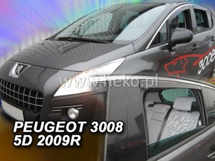 Ανεμοθραύστες Peugeot 3008 (2009-2016) 4 τμχ. εμπρός και πίσω, Heko - € 95,9 Ανεμοθραύστες Peugeot 3008 (2009-2016) 4 τμχ. εμπρός και πίσω, Heko