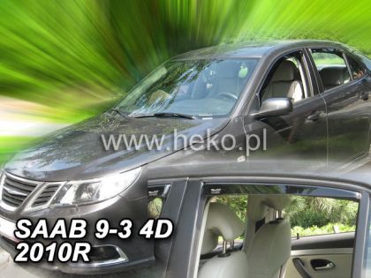Ανεμοθραύστες Saab 9-3 (2002-2012) sedan - 4 τμχ. εμπρός και πίσω, Heko - € 95,9 Ανεμοθραύστες Saab 9-3 (2002-2012) sedan - 4 τμχ. εμπρός και πίσω, Heko