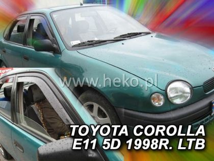 Ανεμοθραύστες Toyota Corolla (1992-1997) 5 πορτο - 2 τμχ. εμπρός, Heko - € 68,9 Ανεμοθραύστες Toyota Corolla (1992-1997) 5 πορτο - 2 τμχ. εμπρός, Heko