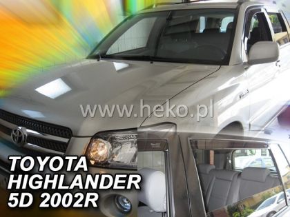 Ανεμοθραύστες Toyota Highlander (USA) (2001-2007) - 4 τμχ εμπρός και πίσω, Heko - € 95,9 Ανεμοθραύστες Toyota Highlander (USA) (2001-2007) - 4 τμχ εμπρός και πίσω, Heko