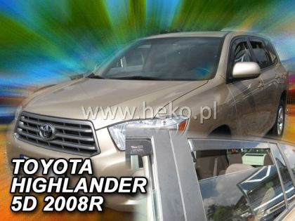Ανεμοθραύστες Toyota Highlander (USA) (2007-2013) - 4 τμχ εμπρός και πίσω, Heko - € 95,9 Ανεμοθραύστες Toyota Highlander (USA) (2007-2013) - 4 τμχ εμπρός και πίσω, Heko