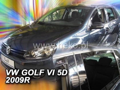 Ανεμοθραύστες Vw Golf 6 (2008-2012) 5 πορτο - 4 τμχ. εμπρός και πίσω, Heko - € 95,9 Ανεμοθραύστες Vw Golf 6 (2008-2012) 5 πορτο - 4 τμχ. εμπρός και πίσω, Heko