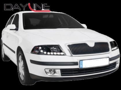 Φανάρια εμπρός led για Skoda Octavia (2004-2009) , μαύρα , με λάμπες (Η1) - σετ 2τμχ. - € 556,9 Φανάρια εμπρός led για Skoda Octavia (2004-2009) , μαύρα , με λάμπες (Η1) - σετ 2τμχ.