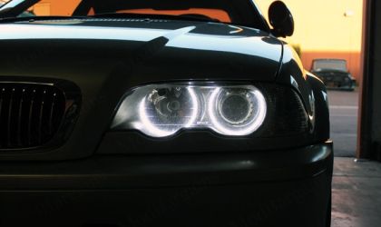 Δαχτυλίδια angel eyes για BMW E46 (1998-2005) με 60 led - Λευκό χρώμα - € 51,9 Δαχτυλίδια angel eyes για BMW E46 (1998-2005) με 60 led - Λευκό χρώμα