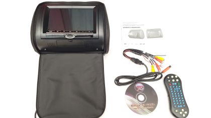 7'' DVD player στο προσκέφαλο με USB και ασύρματο χειριστήριο για videogames - € 161,9 7'' DVD player στο προσκέφαλο με USB και ασύρματο χειριστήριο για videogames