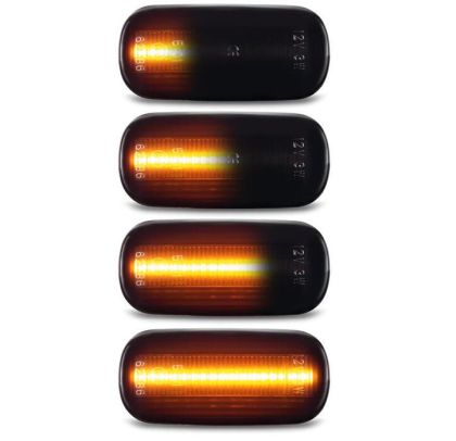 Led φλας φτερού Audi A2, A3 (1996-2003), A4 (1999-2001), A6 (1997-2003), A8 (1996-2002), TT (1998-2006)Side Marke - φιμέ με τρεχούμενο φλας - σετ 2τμχ. - € 41,9 Led φλας φτερού Audi A2, A3 (1996-2003), A4 (1999-2001), A6 (1997-2003), A8 (1996-2002), TT (1998-2006)Side Marke - φιμέ με τρεχούμενο φλας - σετ 2τμχ.