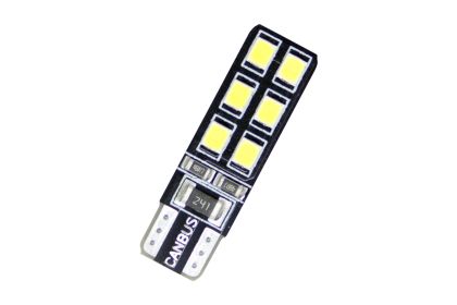 Led λάμπα τύπου Τ10 με 12 led - CANBUS - 1τμχ. - € 3,9 Led λάμπα τύπου Τ10 με 12 led - CANBUS - 1τμχ.