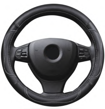Δερμάτινο κάλυμμα τιμονιού 38 cm - Sport - μαύρο χρώμα - 1 τμχ. - € 23,9 Δερμάτινο κάλυμμα τιμονιού 38 cm - Sport - μαύρο χρώμα - 1 τμχ.