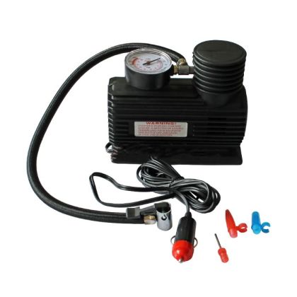 Κομπρεσέρ αέρος ελαστικών αυτοκινήτου 12V με μανόμετρο και αντάπτορα αναπτήρα -1 τμχ. - € 13,9 Κομπρεσέρ αέρος ελαστικών αυτοκινήτου 12V με μανόμετρο και αντάπτορα αναπτήρα -1 τμχ.