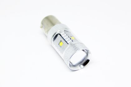 Led λάμπα BA15S με 6 x 5W CREE led και προτζέκτορα - 1τμχ. - € 12,9 Led λάμπα BA15S με 6 x 5W CREE led και προτζέκτορα - 1τμχ.