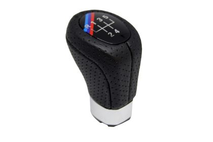 Λεβιές 5 ταχυτήτων για BMW - μαύρο δέρμα με μπλε και κόκκινες γραμμές //M - € 26,9 Λεβιές 5 ταχυτήτων για BMW - μαύρο δέρμα με μπλε και κόκκινες γραμμές //M