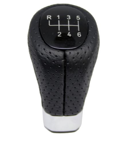 Λεβιές 6 ταχυτήτων για BMW - μαύρο δέρμα με τρύπες - € 29,9 Λεβιές 6 ταχυτήτων για BMW - μαύρο δέρμα με τρύπες