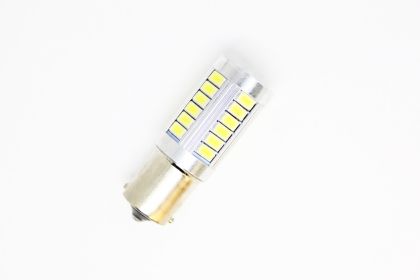 Led λάμπα BA15S με 33 led 5630 και προτζέκτορα - μονού φωτισμού, λευκό χρώμα - 1 τμχ. - € 4,9 Led λάμπα BA15S με 33 led 5630 και προτζέκτορα - μονού φωτισμού, λευκό χρώμα - 1 τμχ.