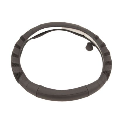 Δερμάτινο κάλυμμα τιμονιού 38 cm - Comfort - μαύρο χρώμα -1 τμχ. - € 23,9 Δερμάτινο κάλυμμα τιμονιού 38 cm - Comfort - μαύρο χρώμα -1 τμχ.