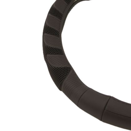 Δερμάτινο κάλυμμα τιμονιού 38 cm - Comfort - μαύρο χρώμα -1 τμχ. - € 23,9 Δερμάτινο κάλυμμα τιμονιού 38 cm - Comfort - μαύρο χρώμα -1 τμχ.