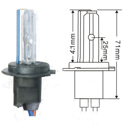 Λάμπα xenon H7C 6000K 35W - 1τμχ. - € 9,9 Λάμπα xenon H7C 6000K 35W - 1τμχ.