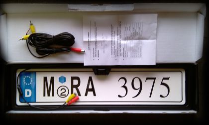 Κάμερα οπισθοπορείας με πλαίσιο για πινακίδες - € 48,9 Κάμερα οπισθοπορείας με πλαίσιο για πινακίδες