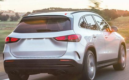 Αεροτομή οροφής Mercedes GLA X157 (2020+) AMG- μαύρη γυαλιστερή - € 230,9 Αεροτομή οροφής Mercedes GLA X157 (2020+) AMG- μαύρη γυαλιστερή