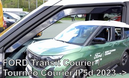 Ανεμοθραύστες Ford Transit Courier / Tourneo Courier (2023+) - 2τμχ. εμπρός, Heko - € 75,9 Ανεμοθραύστες Ford Transit Courier / Tourneo Courier (2023+) - 2τμχ. εμπρός, Heko