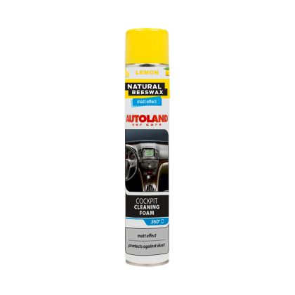 Καθαριστικό ταμπλό ματ Cockpit cleaner aerosol 750ml matt effect foam lemon - € 11,9 Καθαριστικό ταμπλό ματ Cockpit cleaner aerosol 750ml matt effect foam lemon