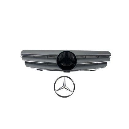 Μάσκα για Mercedes CLK W209 (2002+) - χρωμίου - € 279,9 Μάσκα για Mercedes CLK W209 (2002+) - χρωμίου