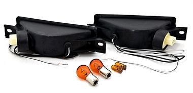 Φλας προφυλακτήρα BMW E30 (1983-1990) limousine / touring / coupe / cabrio - μαύρο χρωμίου - σετ 2τμχ. - € 39,9 Φλας προφυλακτήρα BMW E30 (1983-1990) limousine / touring / coupe / cabrio - μαύρο χρωμίου - σετ 2τμχ.