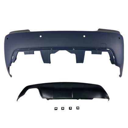 Πίσω προφυλακτήρας BMW E60 sedan (2003-2007) - M pack design με ανοίγματα parktronic 24mm - € 266,9 Πίσω προφυλακτήρας BMW E60 sedan (2003-2007) - M pack design με ανοίγματα parktronic 24mm