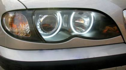 Δαχτυλίδια angel eyes για BMW E46 coupe (1998-2003) / BMW E46 Sedan, Combi (1998-2005) - Λευκό χρώμα - € 30,9 Δαχτυλίδια angel eyes για BMW E46 coupe (1998-2003) / BMW E46 Sedan, Combi (1998-2005) - Λευκό χρώμα