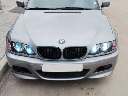 Δαχτυλίδια angel eyes για BMW E46 coupe (1998-2003) / BMW E46 Sedan, Combi (1998-2005) - Λευκό χρώμα - € 30,9 Δαχτυλίδια angel eyes για BMW E46 coupe (1998-2003) / BMW E46 Sedan, Combi (1998-2005) - Λευκό χρώμα