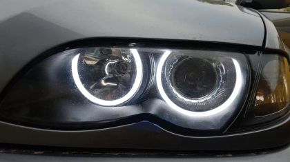 Δαχτυλίδια angel eyes lightbar design για BMW E46 coupe (2003+) - λευκά - € 101,9 Δαχτυλίδια angel eyes lightbar design για BMW E46 coupe (2003+) - λευκά