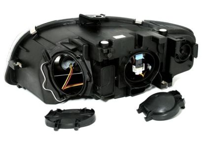 Φανάρια εμπρός led για Audi A4 B7 (2004-2008) - chrome ,μαύρα , με λάμπες (Η1) - σετ 2τμχ. - € 637,9 Φανάρια εμπρός led για Audi A4 B7 (2004-2008) - chrome ,μαύρα , με λάμπες (Η1) - σετ 2τμχ.