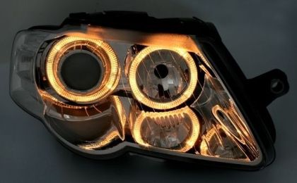 Φανάρια εμπρός angel eyes για Vw Passat B6 / 3C (2005+) - chrome , χωρίς λάμπες (Η7) - σετ 2τμχ. - € 368,9 Φανάρια εμπρός angel eyes για Vw Passat B6 / 3C (2005+) - chrome , χωρίς λάμπες (Η7) - σετ 2τμχ.