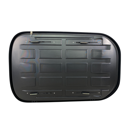 Μπαγκαζιέρα οροφής Junior Altro 140x90x38cm με μονό άνοιγμα με κλειδί, 370 λίτρα - Γκρι γυαλιστερή - € 495,9 Μπαγκαζιέρα οροφής Junior Altro 140x90x38cm με μονό άνοιγμα με κλειδί, 370 λίτρα - Γκρι γυαλιστερή