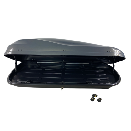 Μπαγκαζιέρα οροφής Junior Altro 185x80x41cm με διπλό άνοιγμα με κλειδί, 460 λίτρα - Γκρι υαλιγστερή - € 690,9 Μπαγκαζιέρα οροφής Junior Altro 185x80x41cm με διπλό άνοιγμα με κλειδί, 460 λίτρα - Γκρι υαλιγστερή