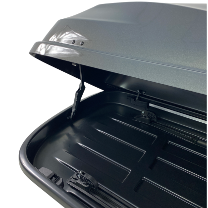 Μπαγκαζιέρα οροφής Junior Altro 185x80x41cm με διπλό άνοιγμα με κλειδί, 460 λίτρα - Γκρι υαλιγστερή - € 690,9 Μπαγκαζιέρα οροφής Junior Altro 185x80x41cm με διπλό άνοιγμα με κλειδί, 460 λίτρα - Γκρι υαλιγστερή