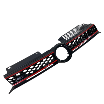 Μάσκα Vw Golf 6 - GTI design με κόκκινες γρίλιες, χωρίς σήμα - € 115,9 Μάσκα Vw Golf 6 - GTI design με κόκκινες γρίλιες, χωρίς σήμα
